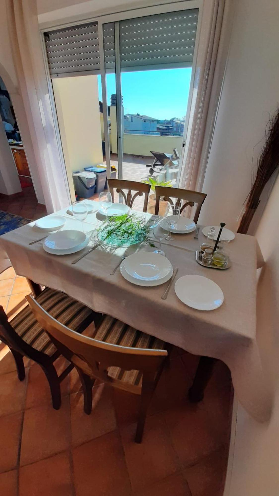 La Terrazza Sul Faro Apartment Fiumicino Luaran gambar
